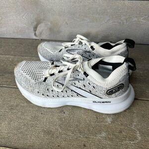 Brooks Women's Glycerin Stealthfit 20 Gray Mesh Running Size 6.5 B 1203721B163